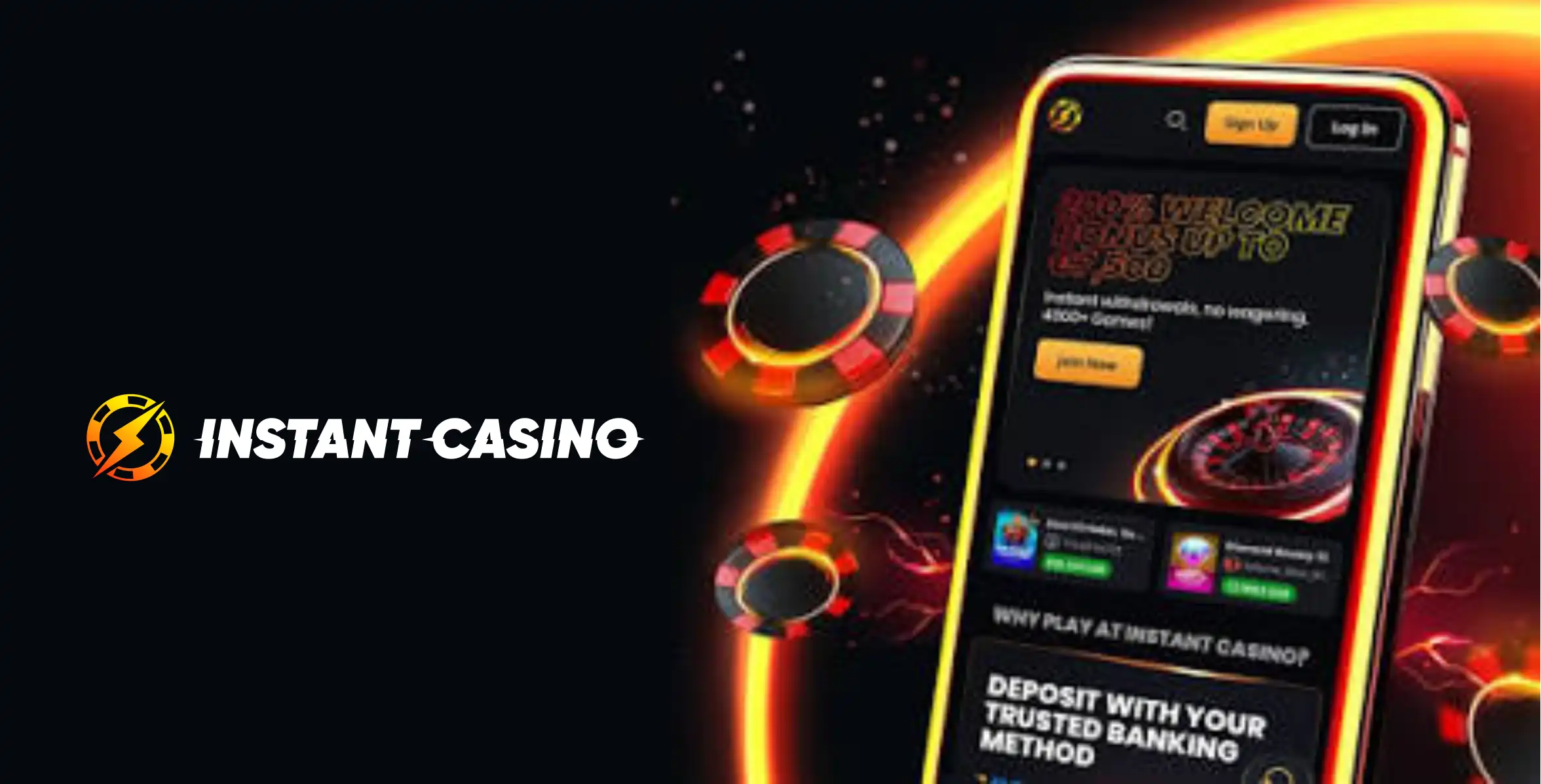 Instant Casino App-schermafbeelding